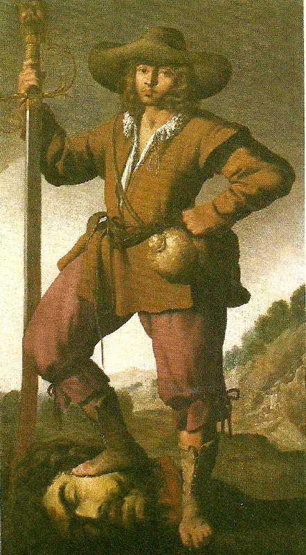 Francisco de Zurbaran david oil painting image